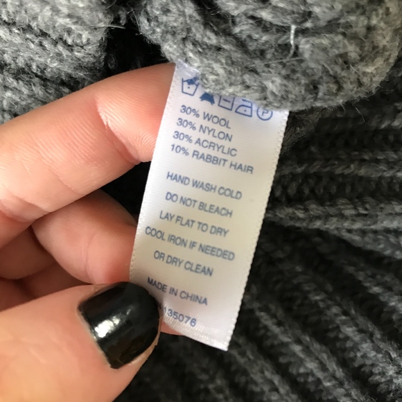 C Wonder Grey Cable Knit Chunky Sweater - Picture 4 of 4